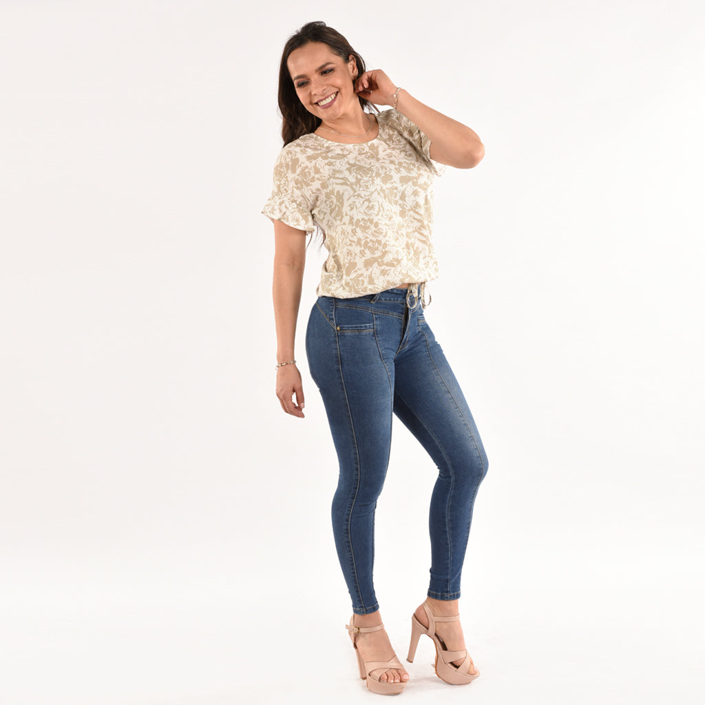 Jean Van Pierre Denim Strech Mujer - S/59.90