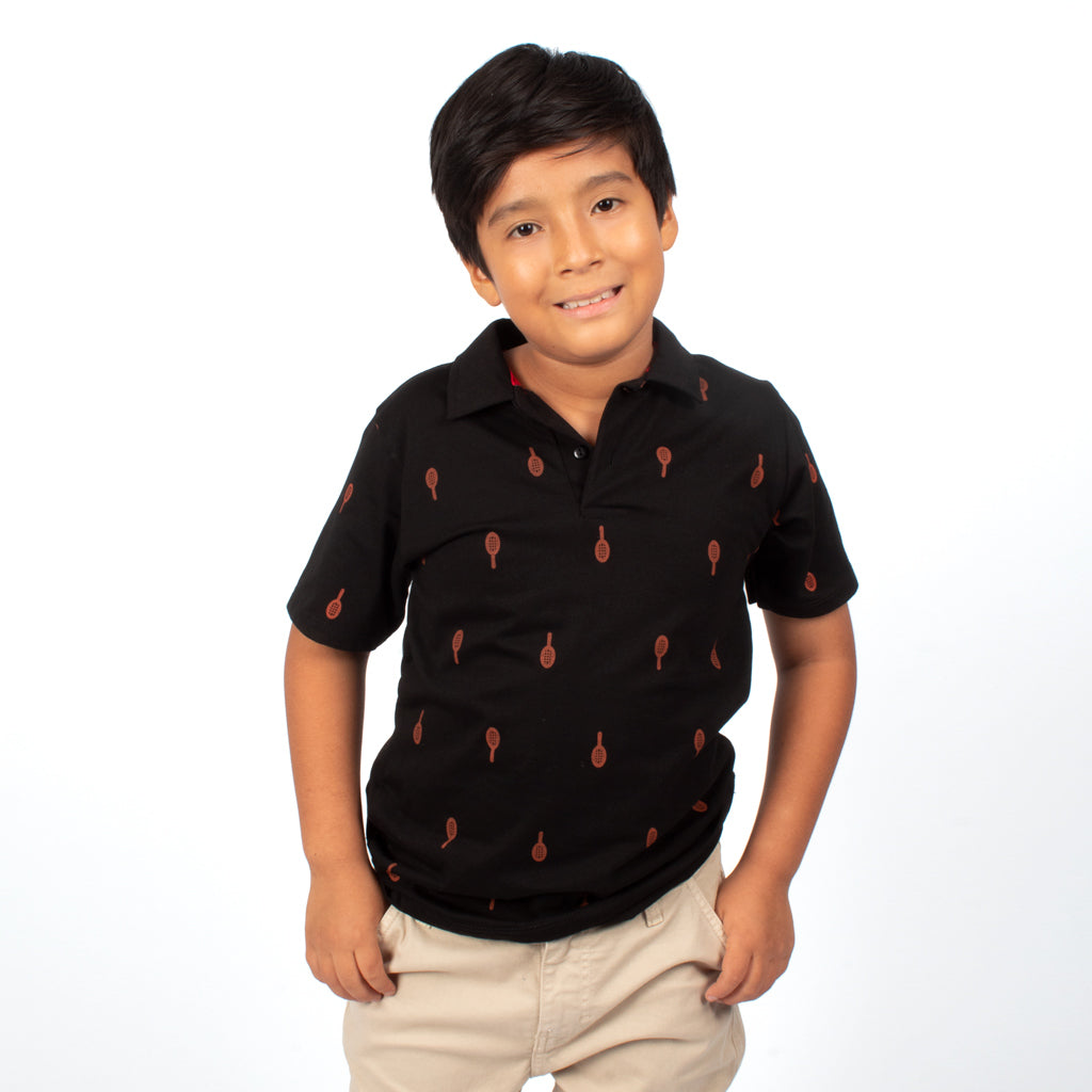 ¡NUEVO! - Polo Best Boy Jersey Manga Corta Cuello Camisero Niño - 2x S/25.00