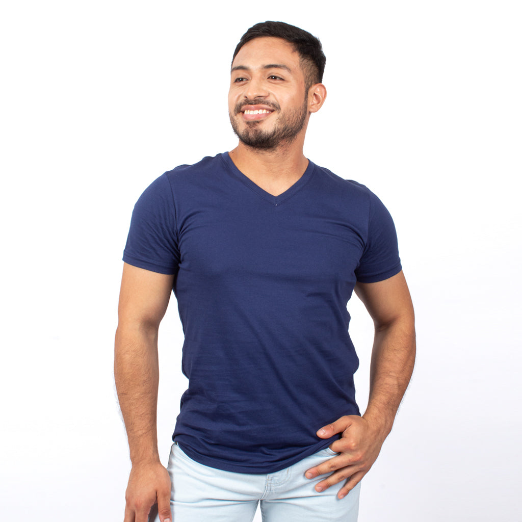 ¡NUEVO! - Polo Básico Hilo Negro  Jersey Manga Corta Hombre - 2x S/45.00 y 3x S/60.00