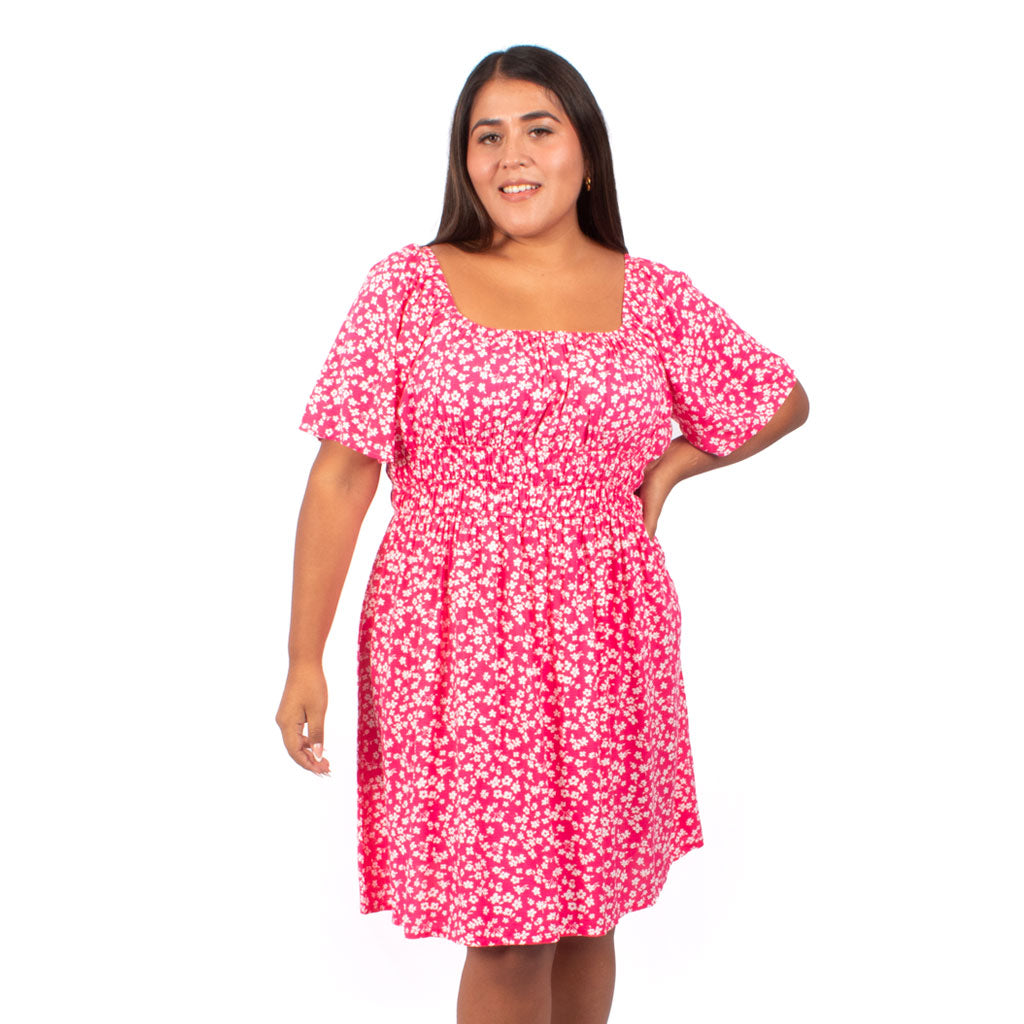 Vestido Magnolia Rayon Manga Corta Mujer - 2x S/110.00 y 3x S/150.00