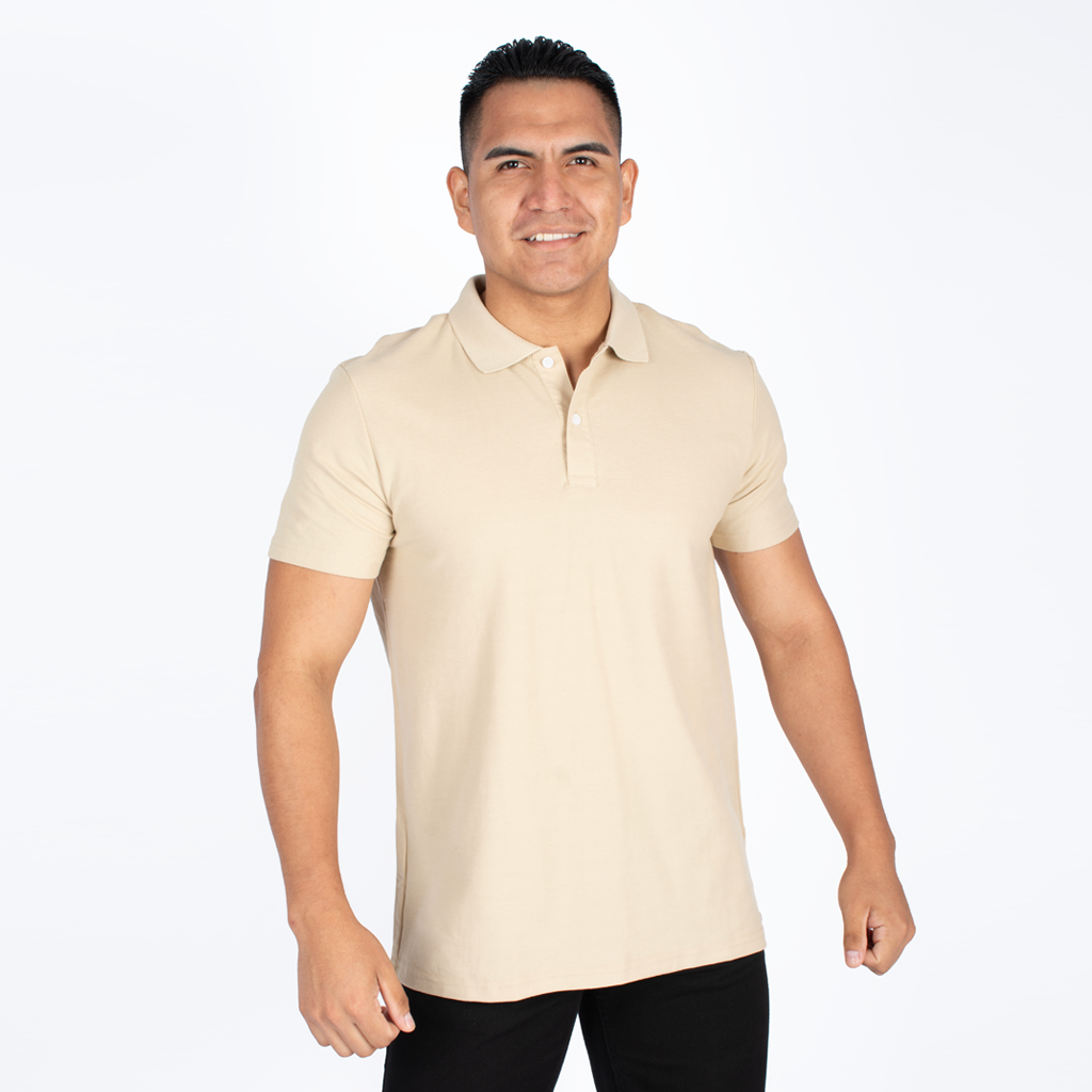 ¡NUEVO! - Polo Hilo Negro Piquet Hombre - 2x S/70.00